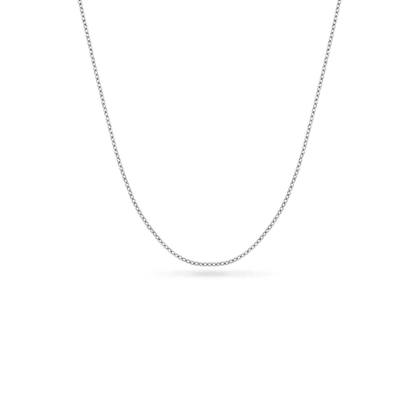 Layering Fine Chain Necklace 14-16 in (Silver) - Sterling Silver