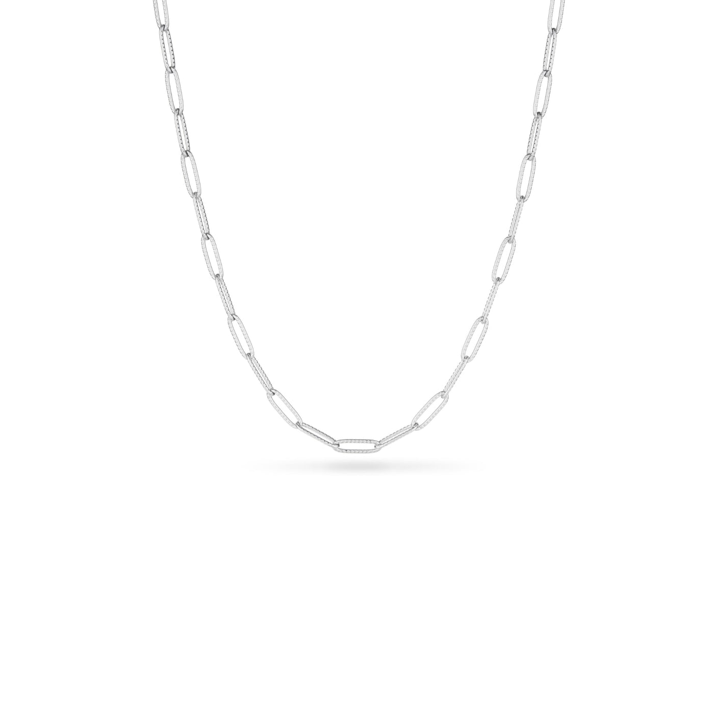 Floating Birthstone Locket Necklace (Silver)