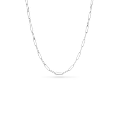 Floating Birthstone Locket Necklace (Silver)