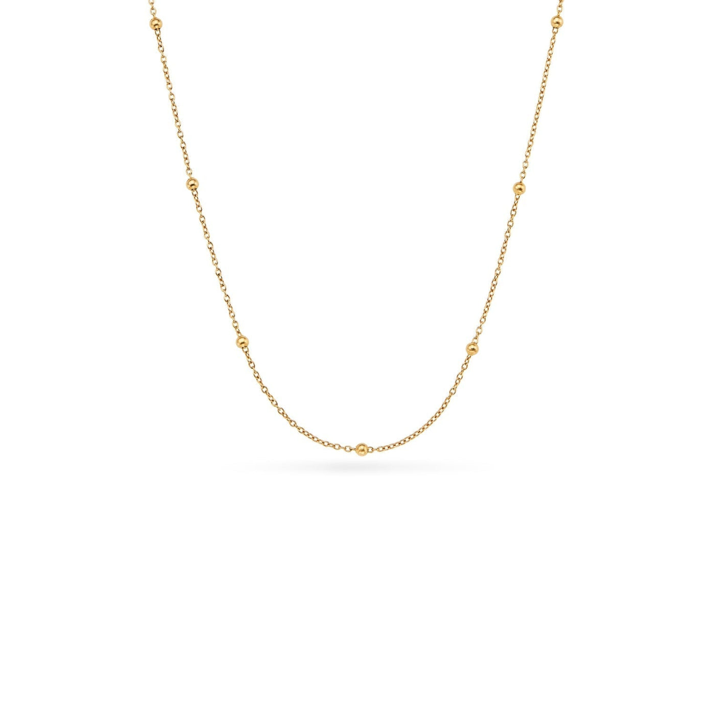 Mini Pearl Necklace Bridesmaids Gift Set (Gold)