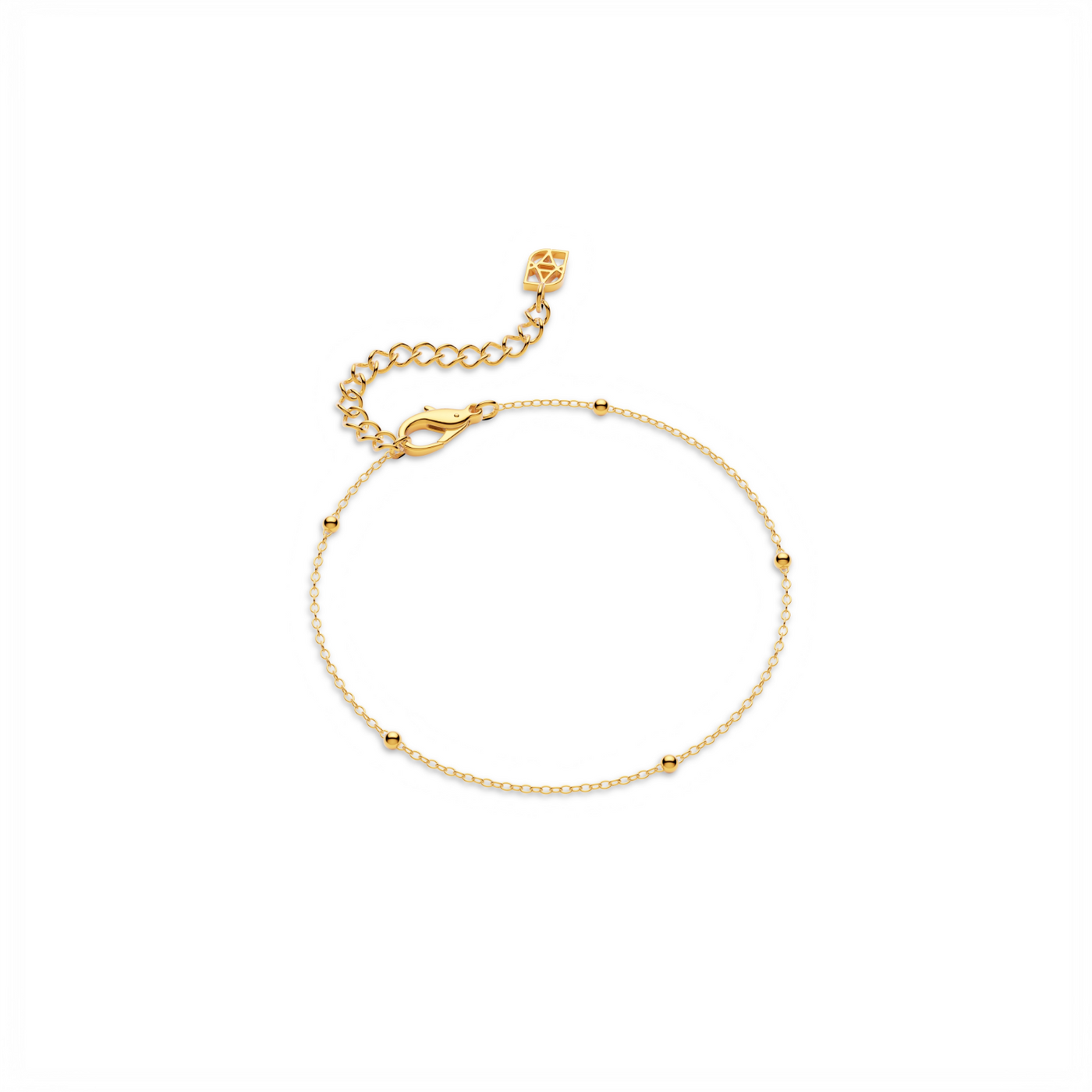 Fine Sphere Chain Bracelet (Gold)