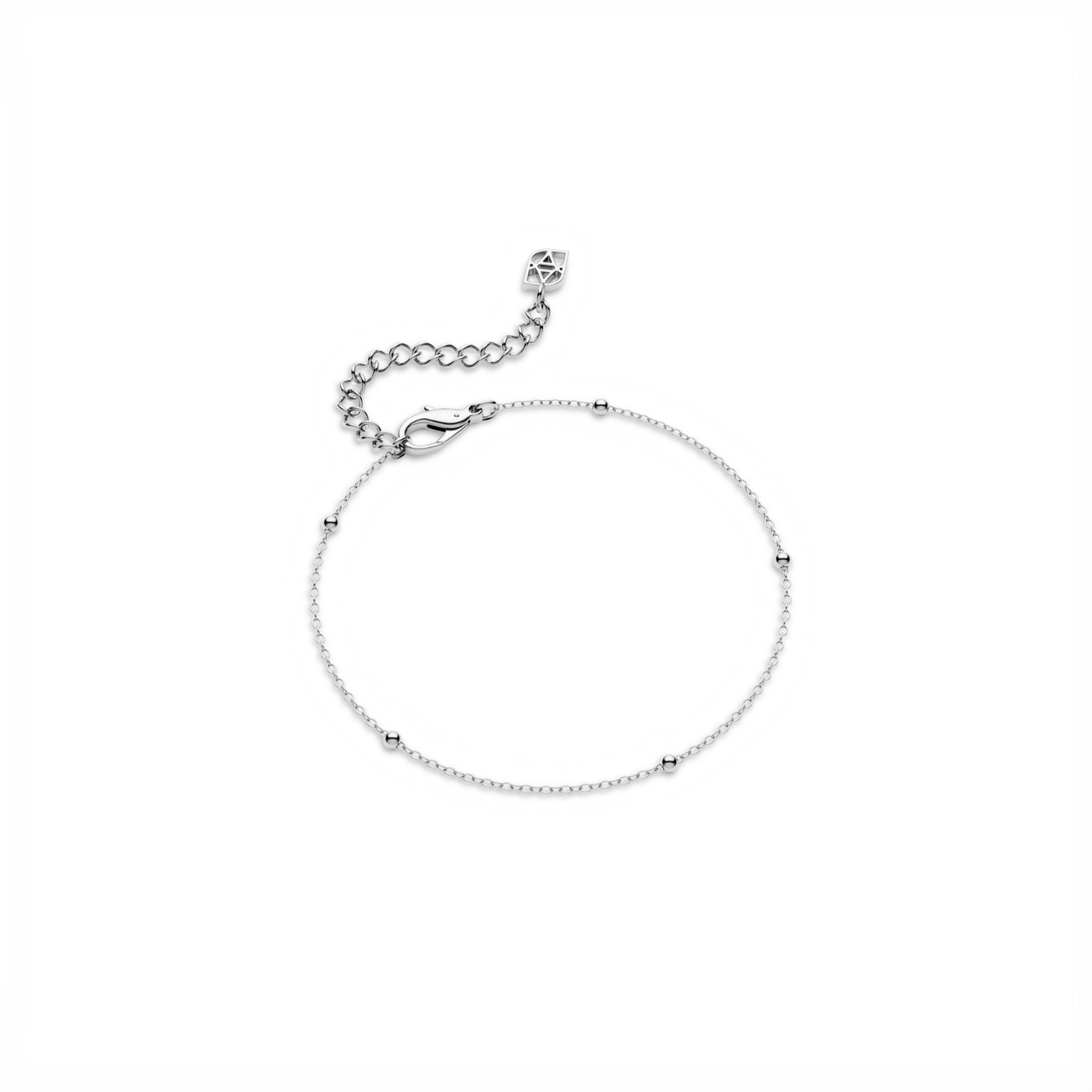 Fine Sphere Chain Bracelet (Silver)