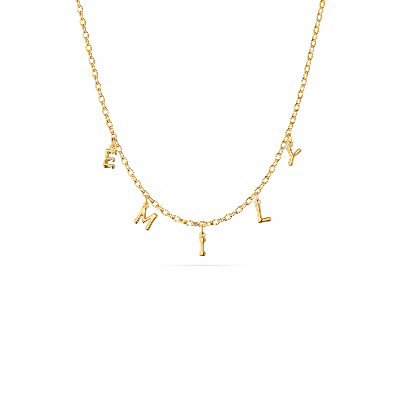 Made Mine Fine Name Necklace (Gold)