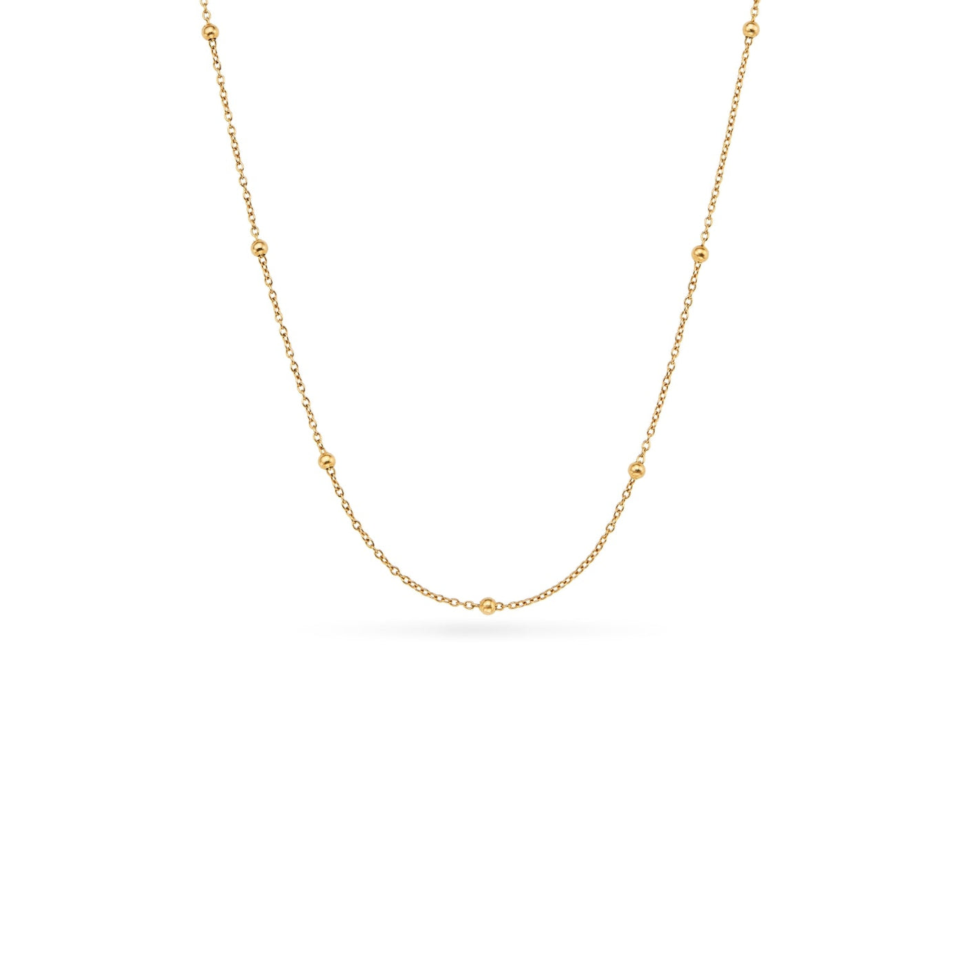 Sphere Chain Necklace (Gold)