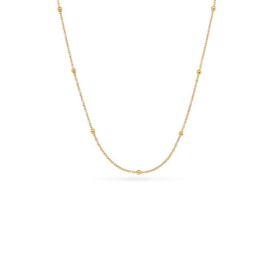 Sphere Chain Necklace (Gold)