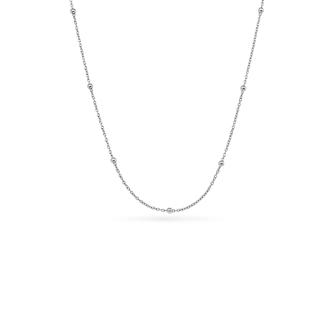 Sphere Chain Necklace (Silver)