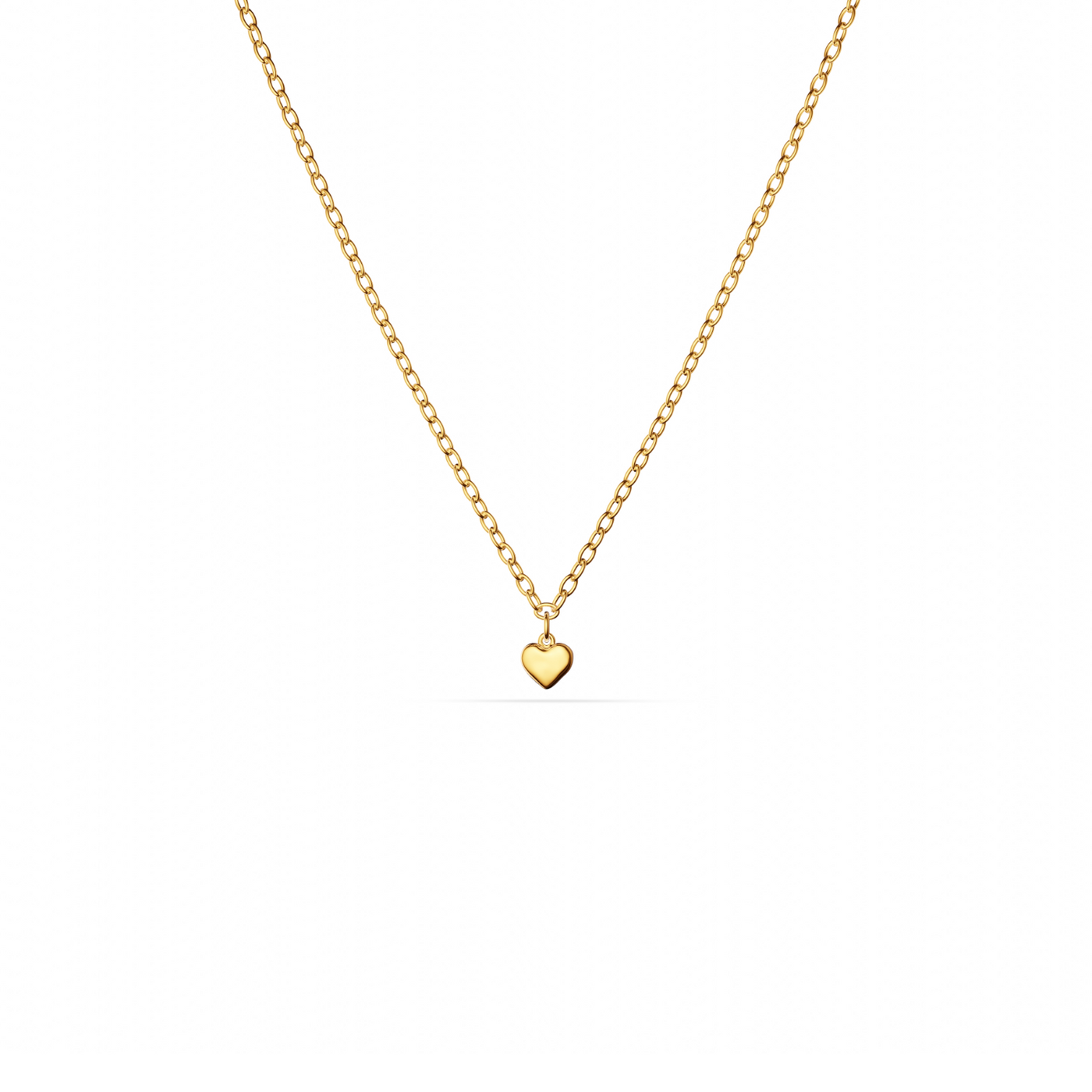 Fine Single Charm Necklace (Gold)