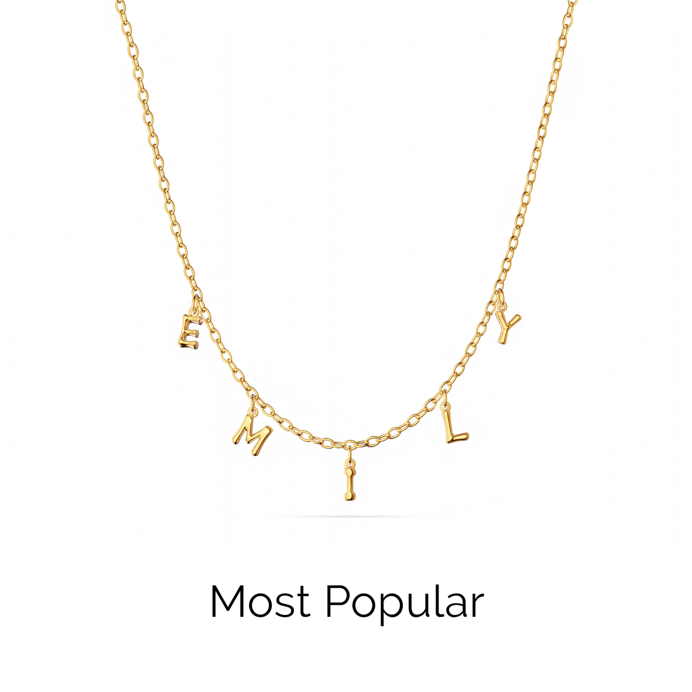 Made Mine Fine Name Necklace (Gold)