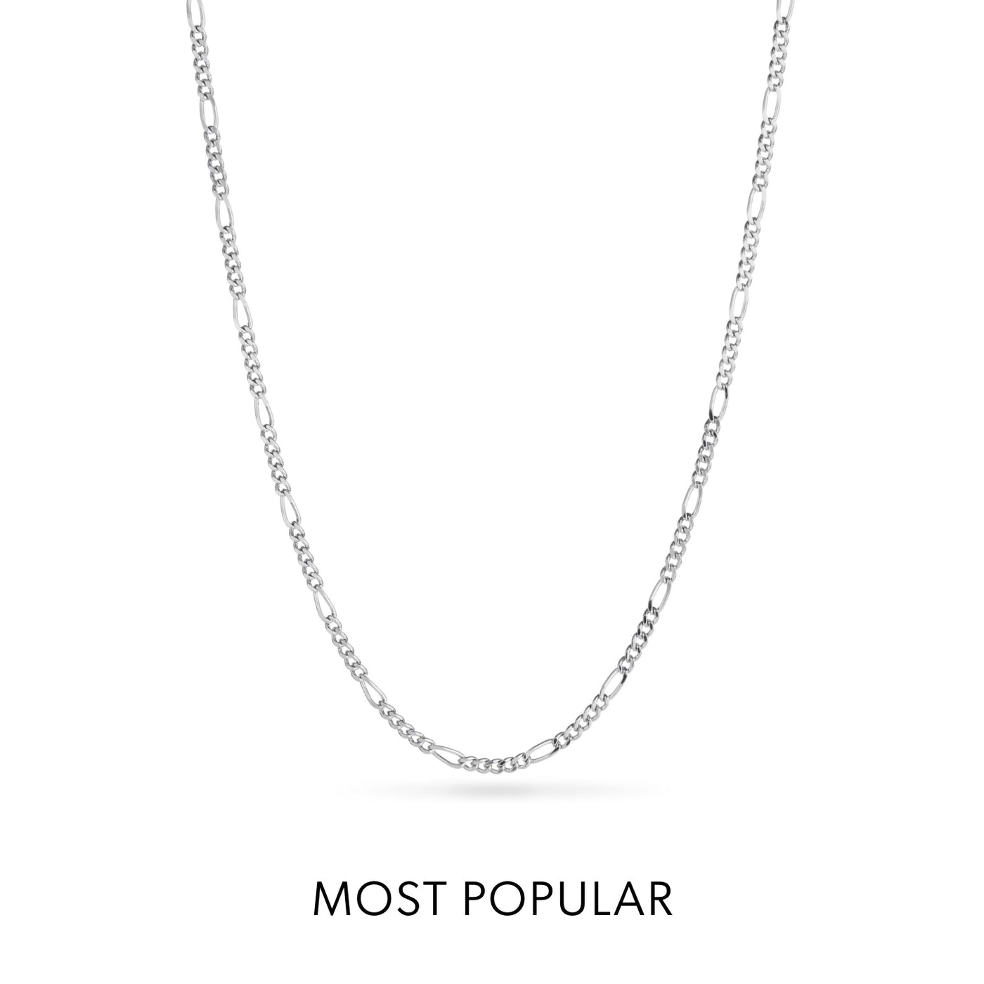 Floating Birthstone Locket Necklace (Silver)