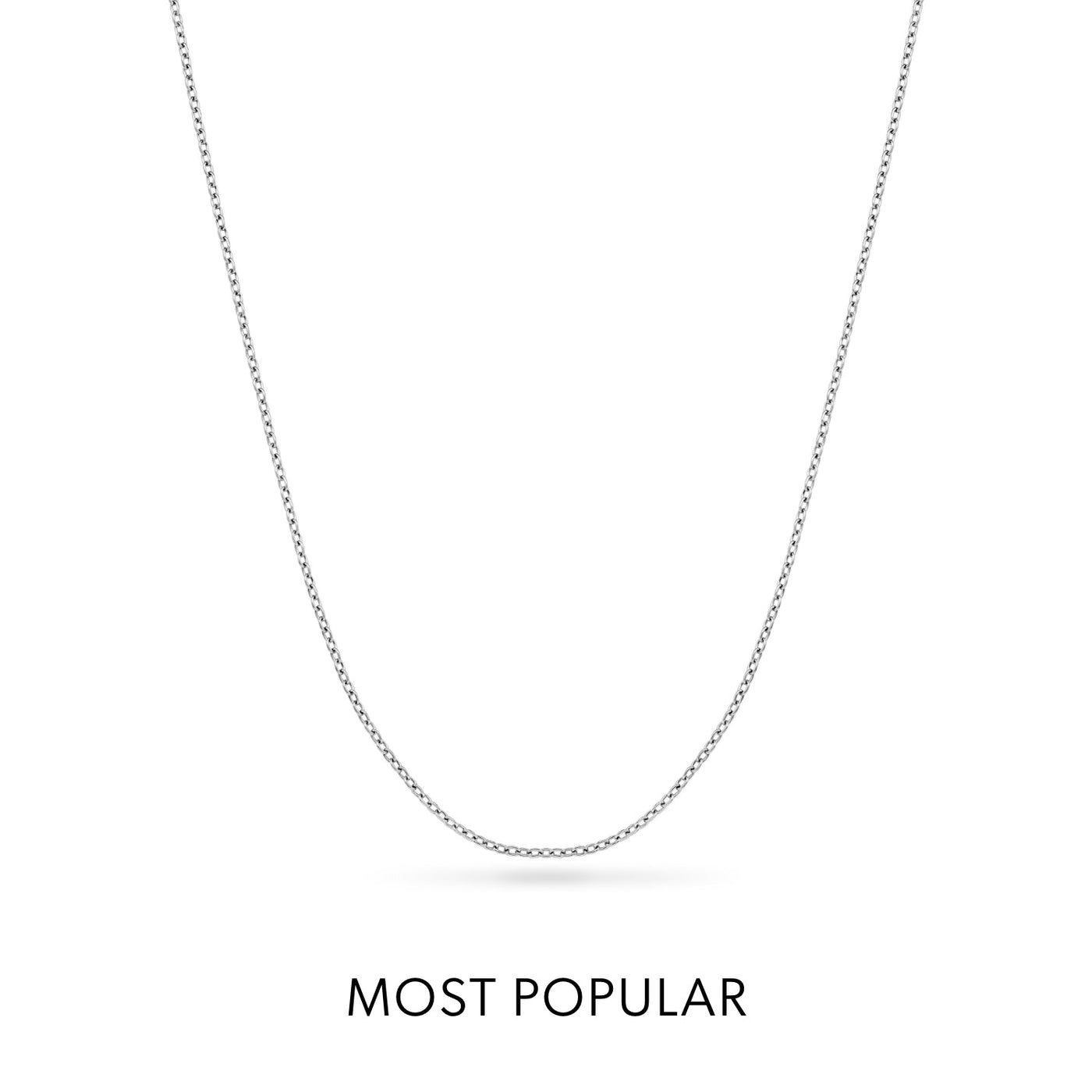 Floating Birthstone Locket Necklace (Silver)