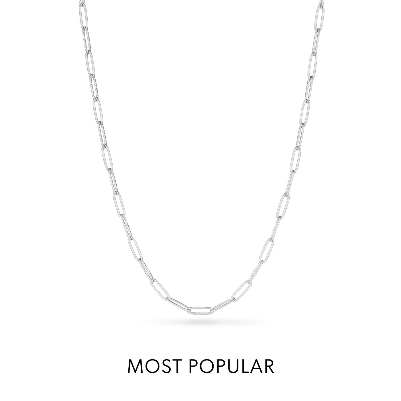 Floating Birthstone Locket Necklace (Silver)