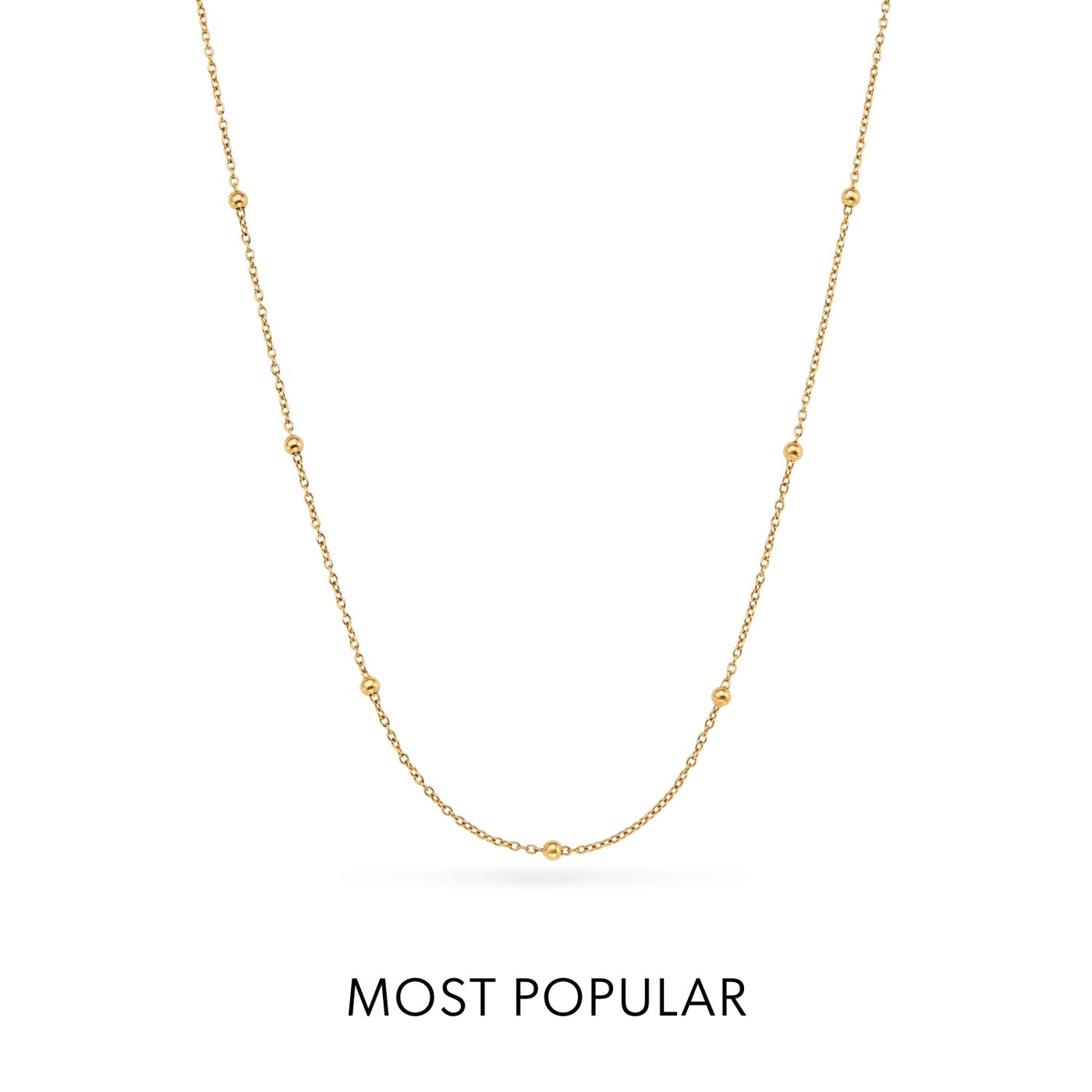 Ocean Cluster Pendant Necklace (Gold)