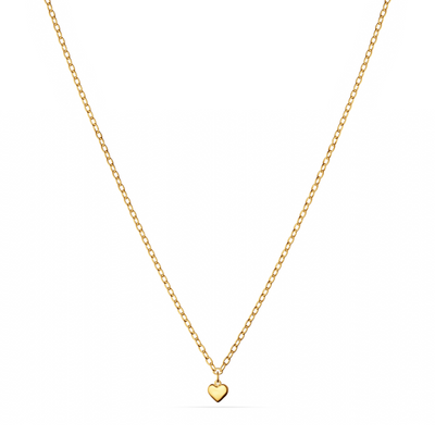 Fine Single Charm Necklace (Gold)