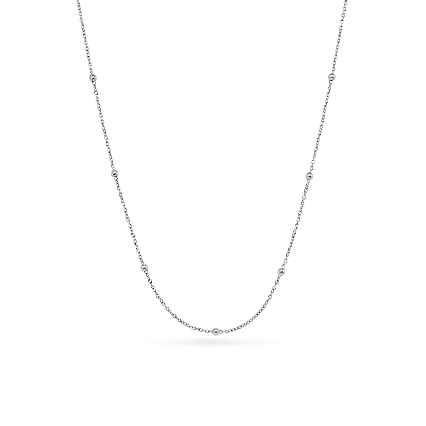 Layering Sterling Silver Sphere Chain (Silver)