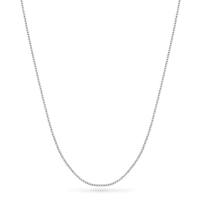 Floating Birthstone Locket Necklace (Silver)