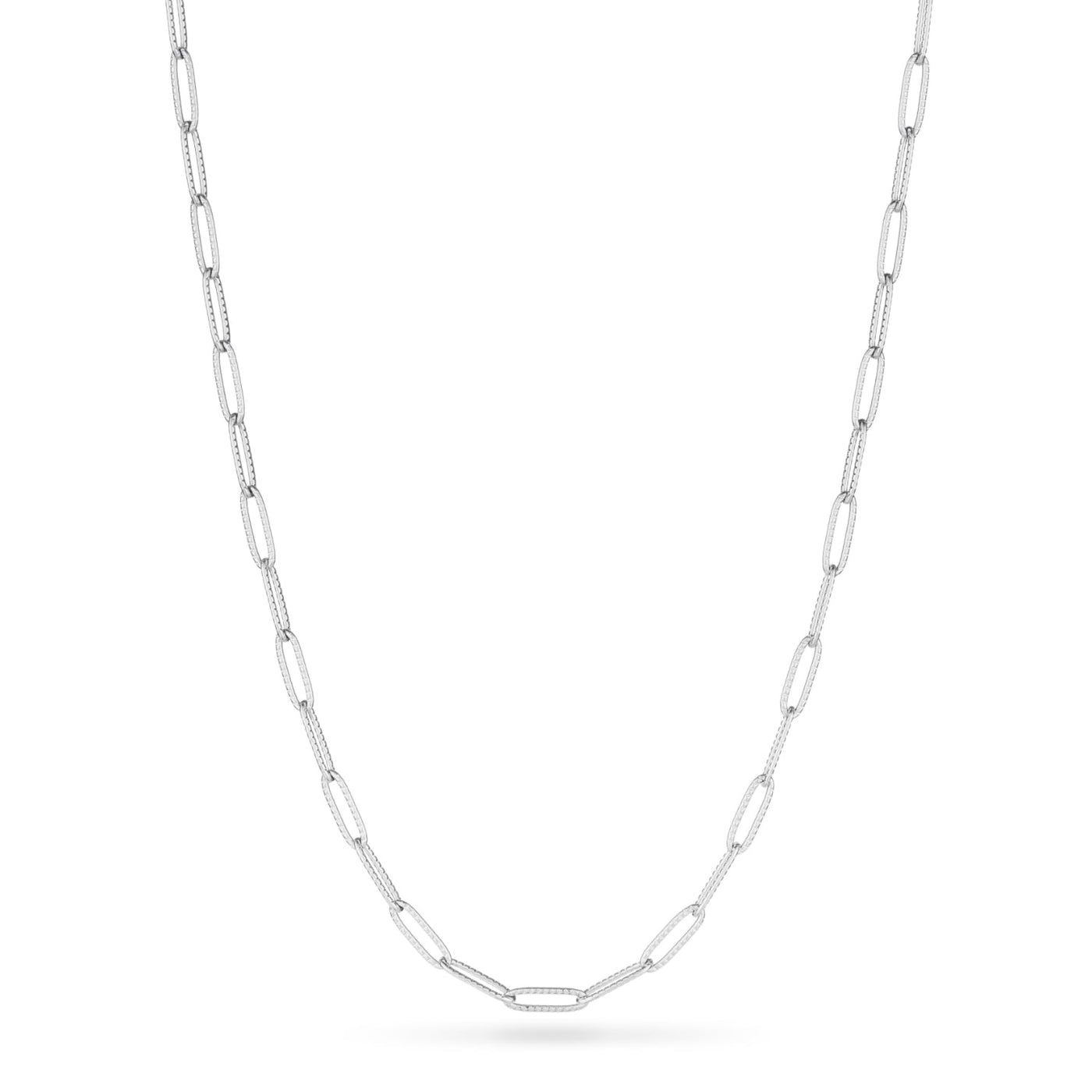 Floating Birthstone Locket Necklace (Silver)