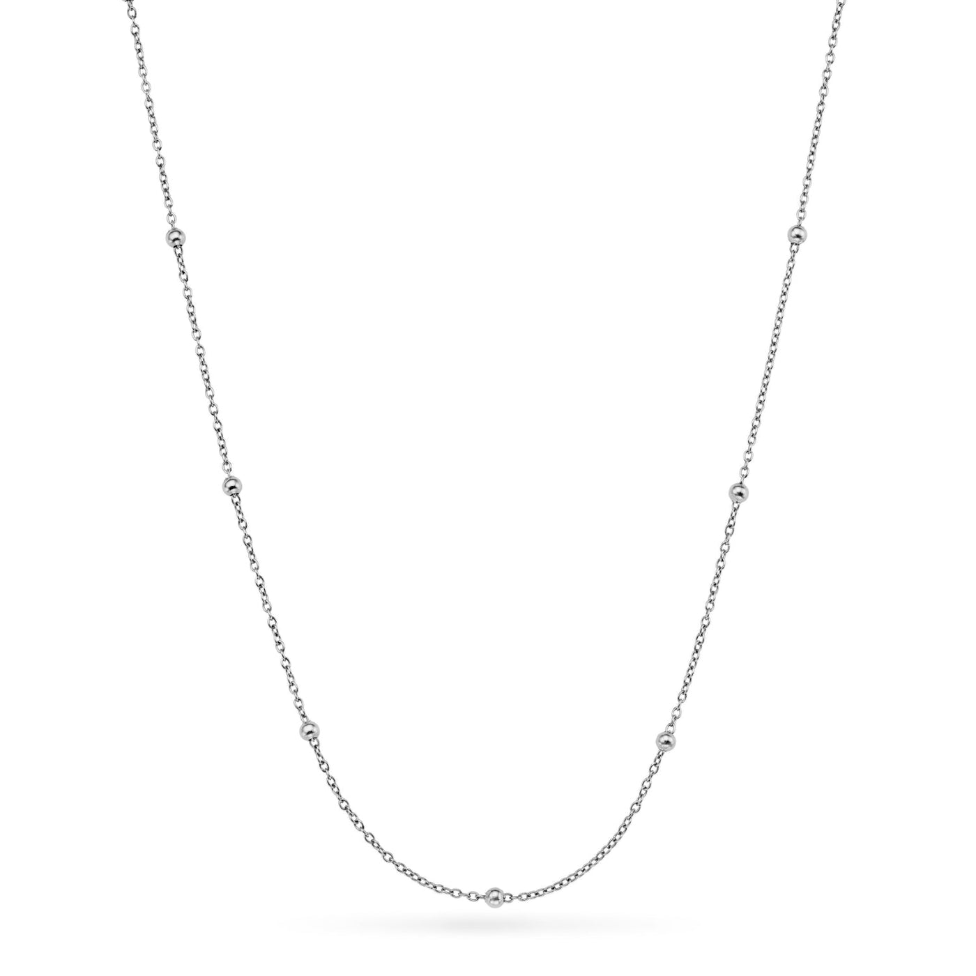 Layering Sterling Silver Sphere Chain (Silver)