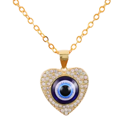 Evil Eye Locket  Necklace