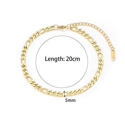 Tarnish Free 18K Gold PVD Plated Jewelry Stainless Steel Herryingbone Chain Necklace