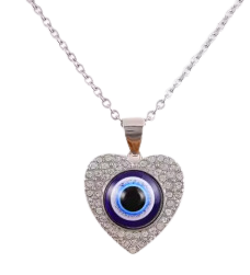 Evil Eye Locket  Necklace