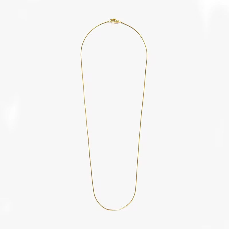 Tarnish Free 18K Gold PVD Plated Jewelry Stainless Steel Herryingbone Chain Necklace