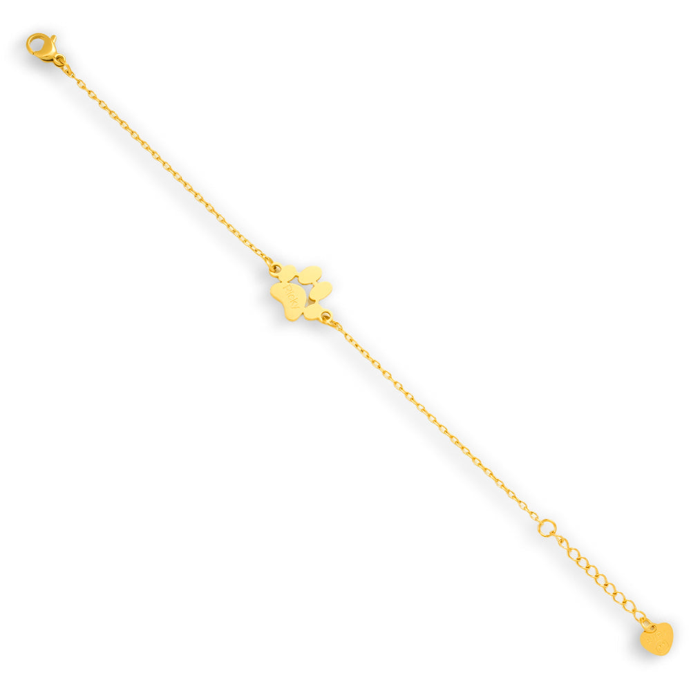Custom/Personalized Paw Pendant Bracelet