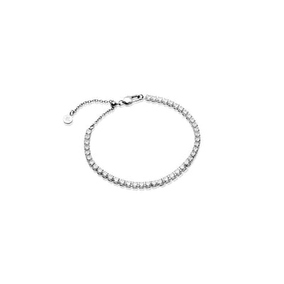 Mini Tennis Chain Bracelet (Silver)