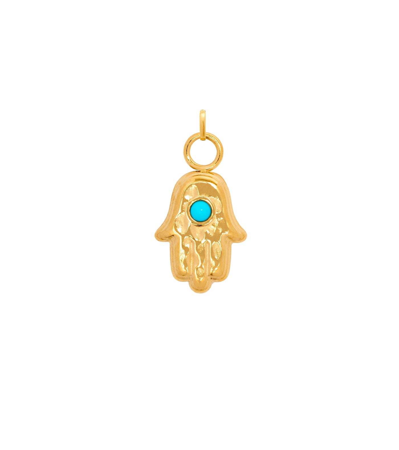 Hamsa Hand Charm (Gold)