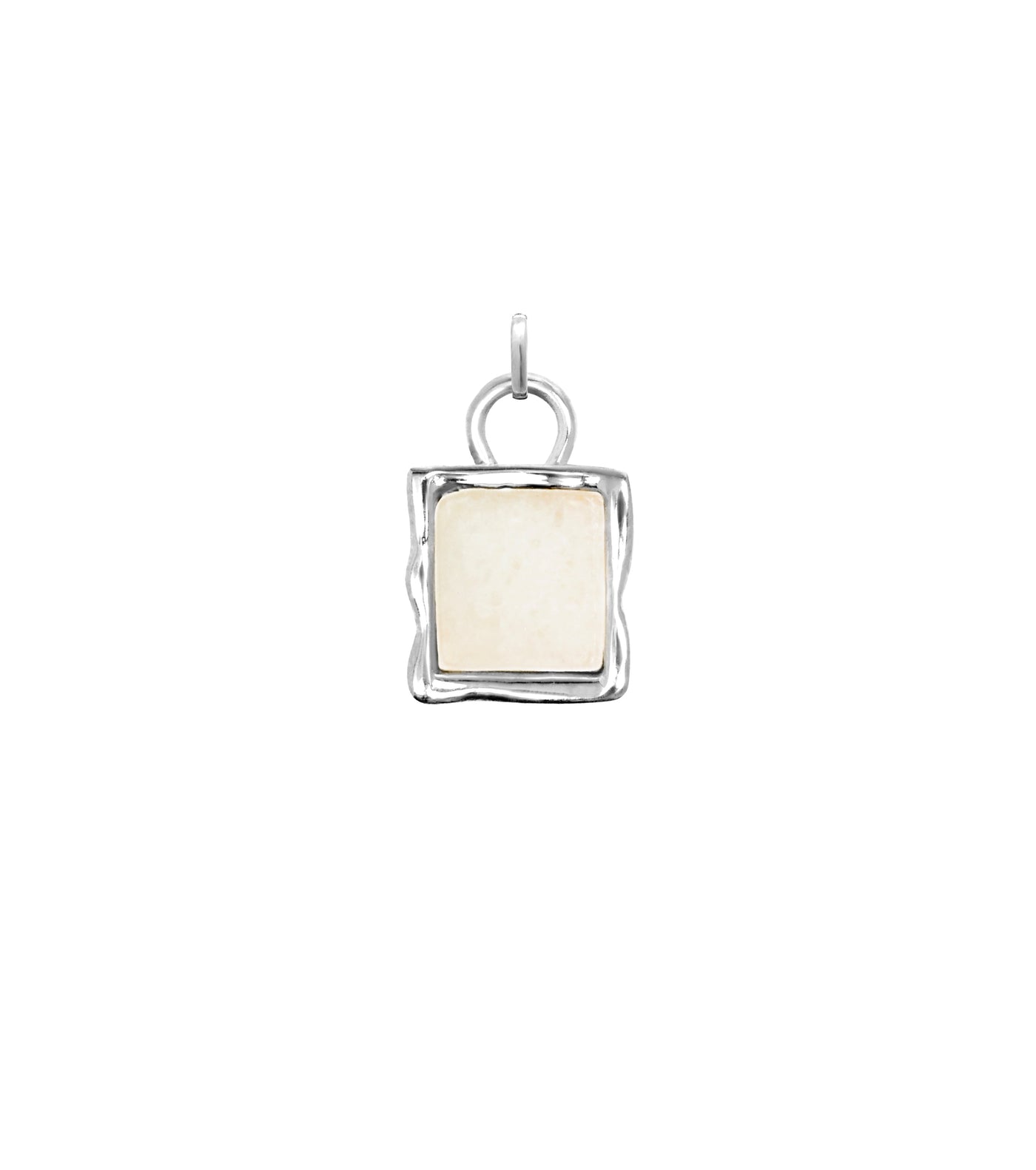 Molten Moonstone Charm (Silver)