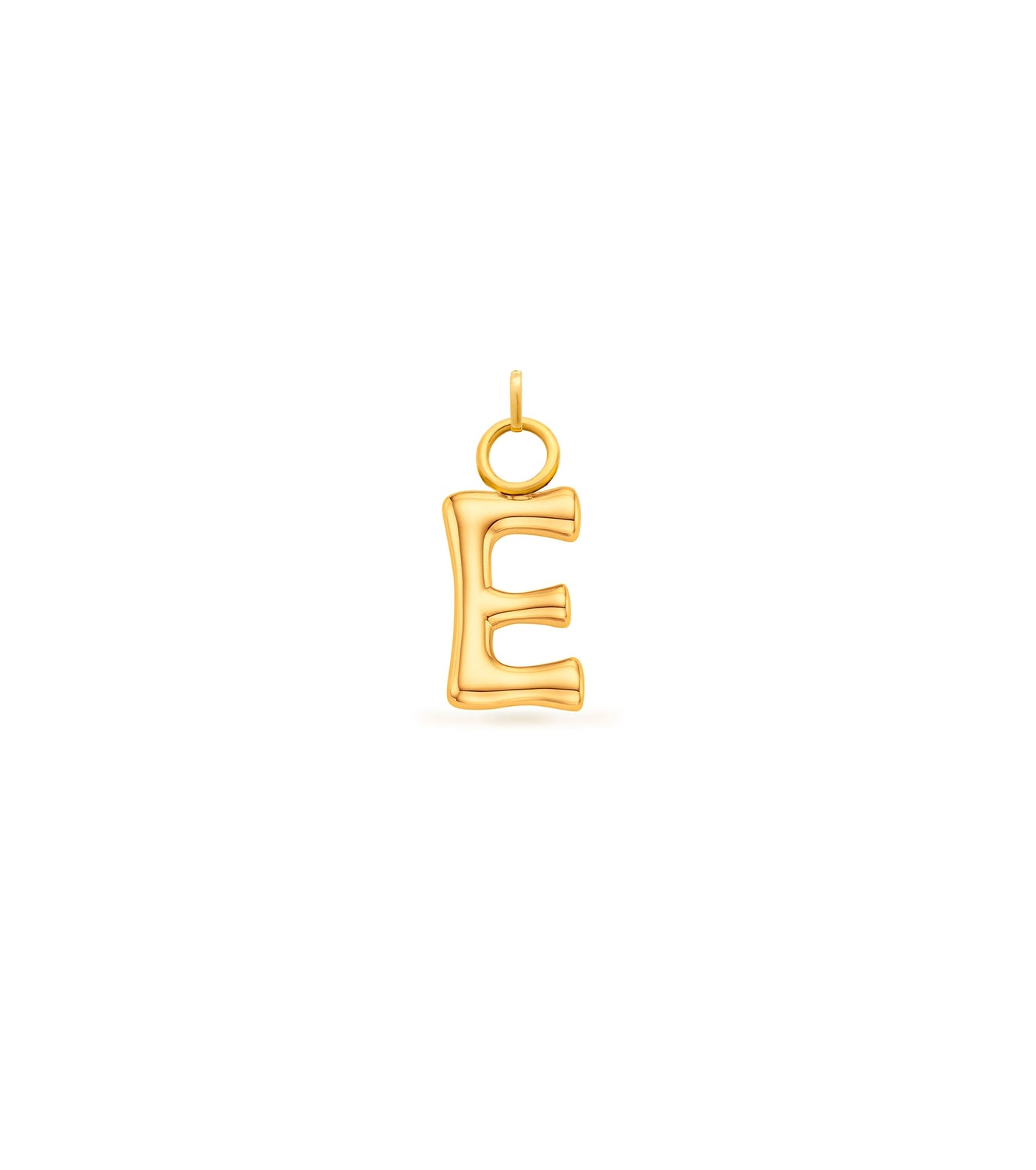 Mini Molten Initial Charm (Gold)