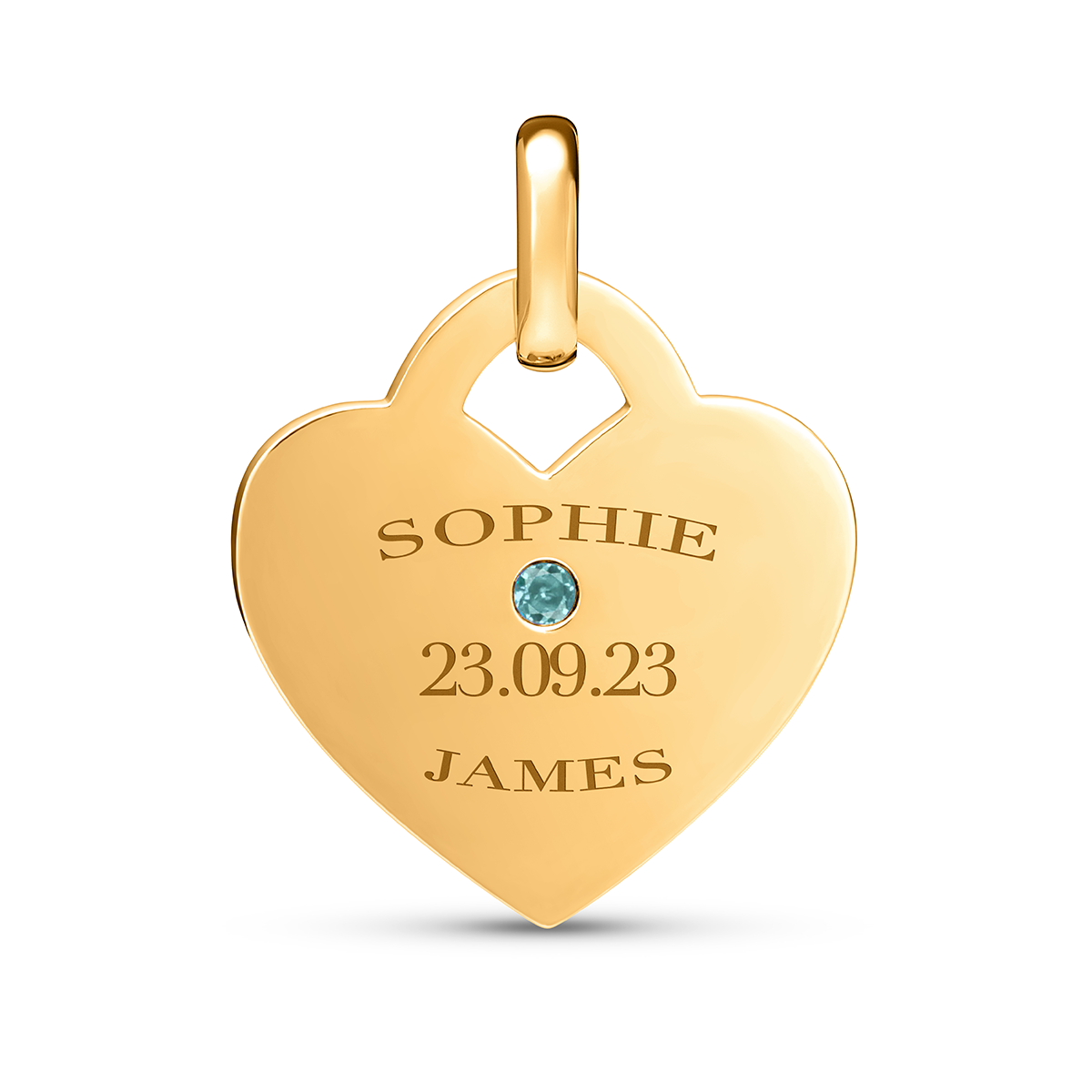 Heart Token Necklace (Gold)