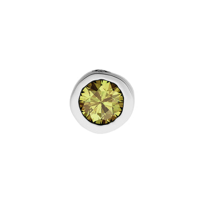 Fine Molten Birthstone Necklace (Silver)