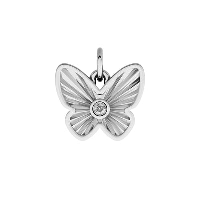 Made Mine Fine Charm - Butterfly (Silver)
