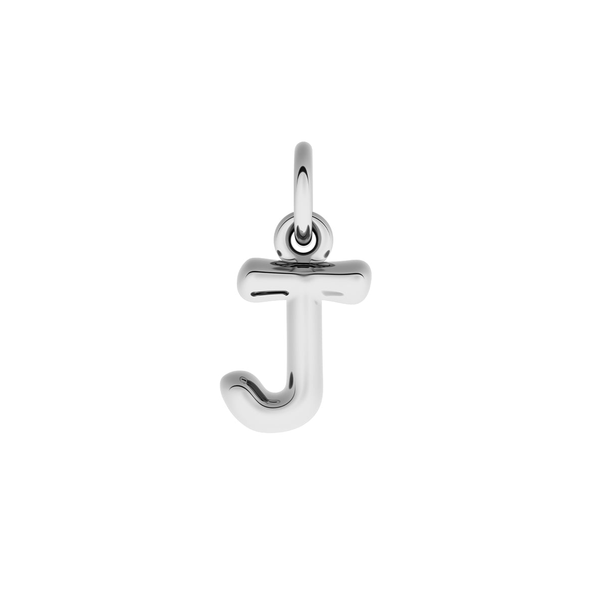Made Mine Fine Charm - Molten Initial (Silver)
