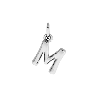 Fine Molten Initial Bracelet (Silver)