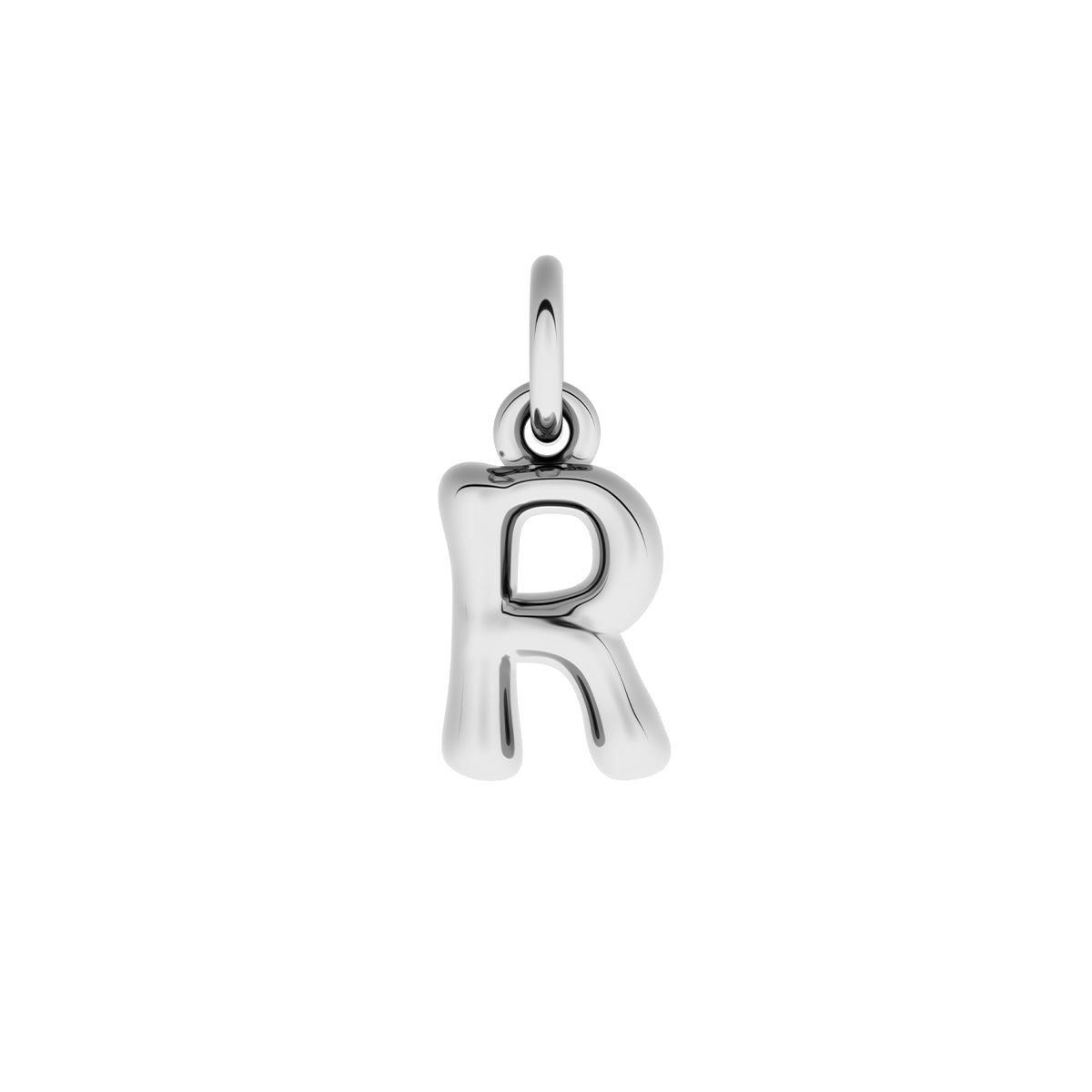 Fine Molten Initial Bracelet (Silver)