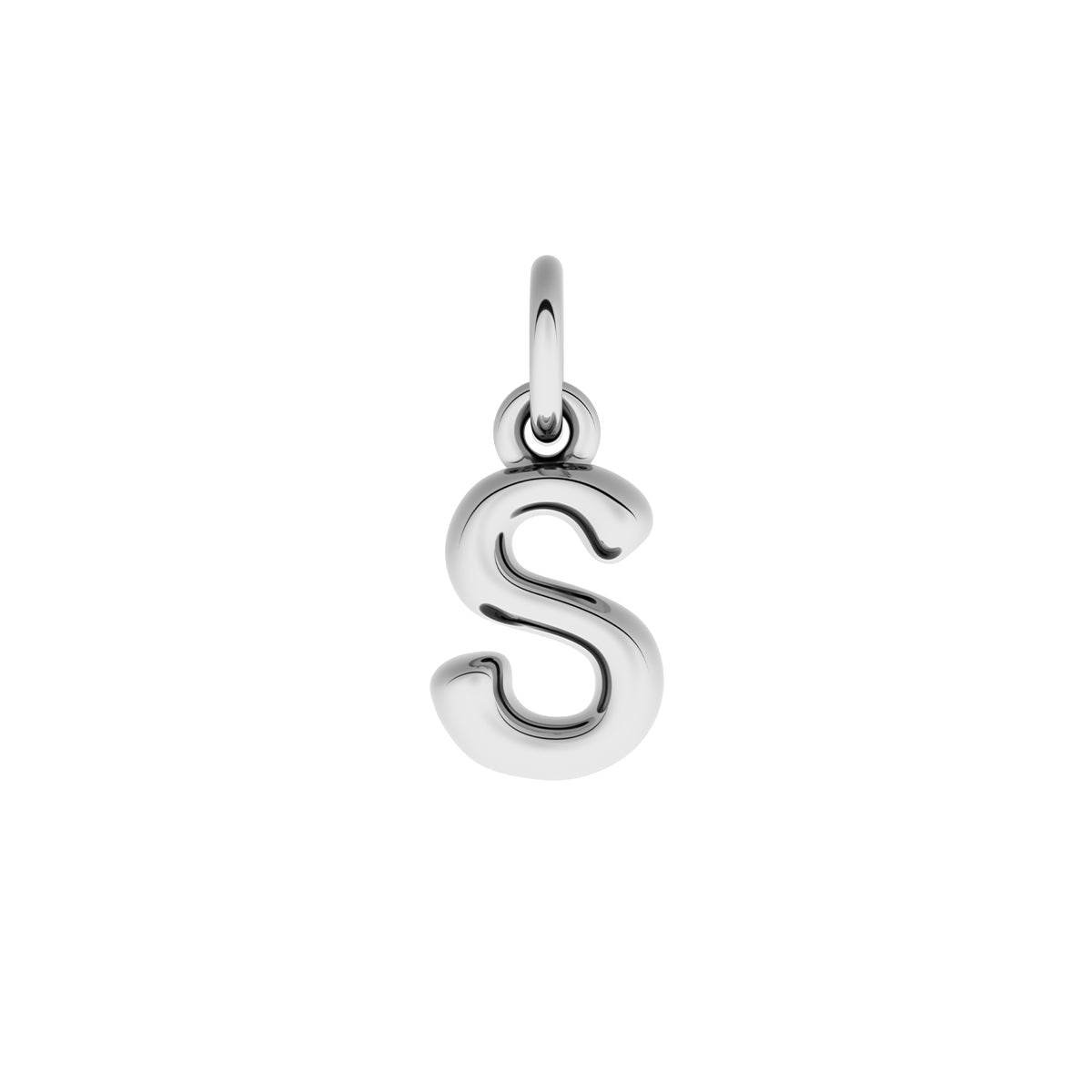 Fine Molten Initial Bracelet (Silver)