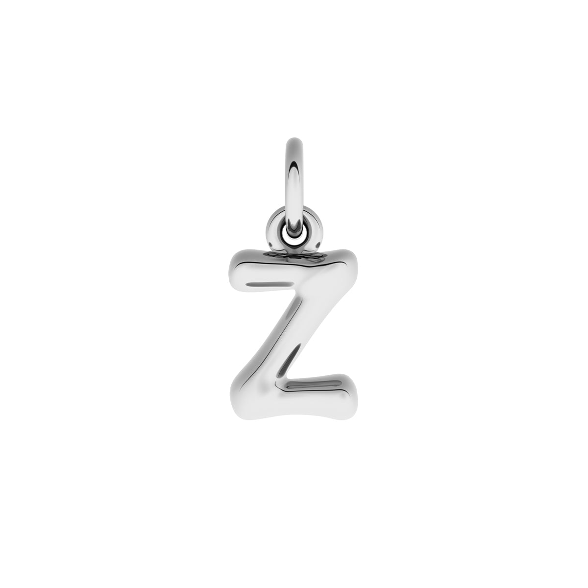 Made Mine Fine Charm - Molten Initial (Silver)