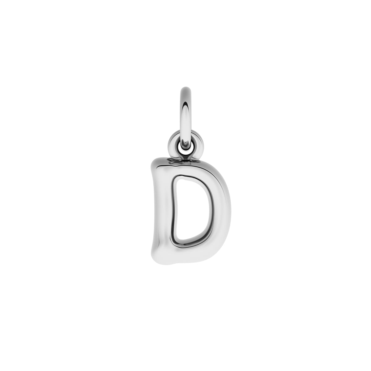Fine Molten Initial Bracelet (Silver)