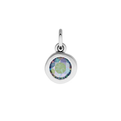 Made Mine Fine Charm - Molten Round Birthstone (Silver)
