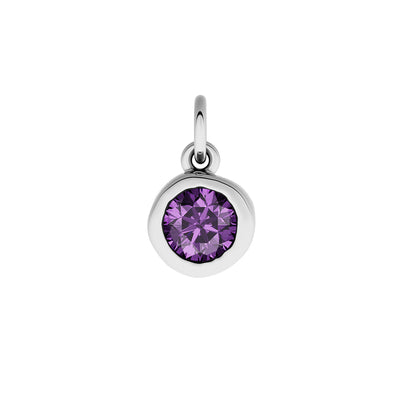 Made Mine Fine Charm - Molten Round Birthstone (Silver)