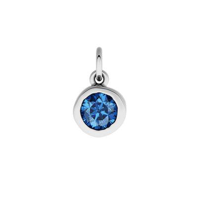 Made Mine Fine Charm - Molten Round Birthstone (Silver)