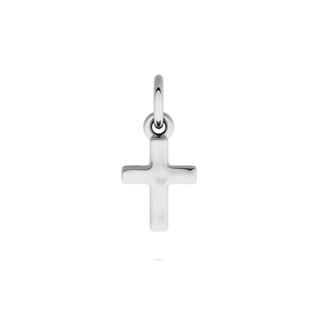 Made Mine Fine Charm - Molten Cross (Silver)