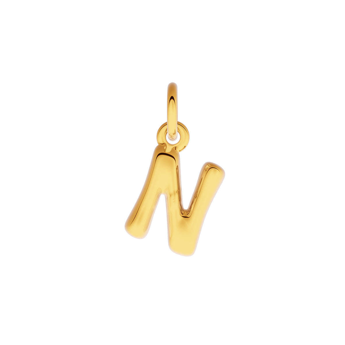 Made Mine Fine Charm - Molten Initial (Gold)