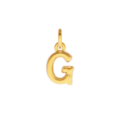 Made Mine Fine Charm - Molten Initial (Gold)