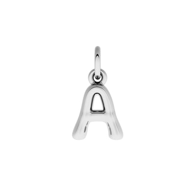 Made Mine Fine Charm - Molten Initial (Silver)