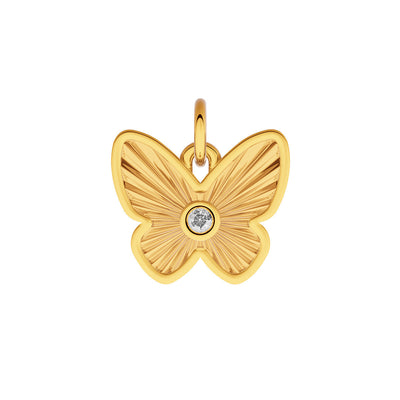 Made Mine Fine Charm - Butterfly (Gold)