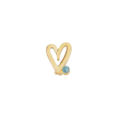 Stories Doodle Heart Bracelet (Gold)