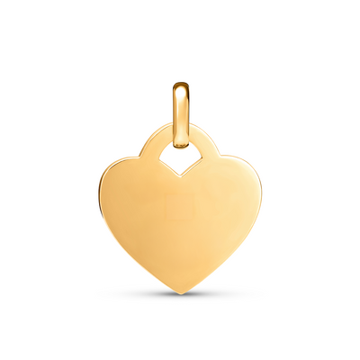 Mini Heart Token Necklace (Gold)