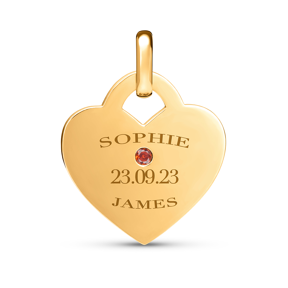 Heart Token Necklace (Gold)